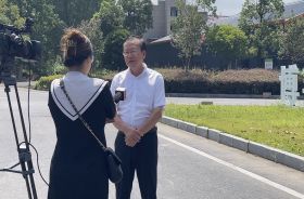 博莱集团副总裁李辉华接受记者采访 ，尽博莱之责，确保九江市的稳保供工作