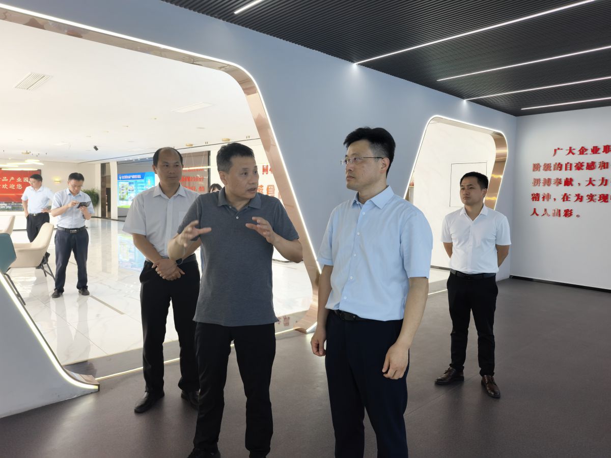 柴桑区领导考察产业园3
